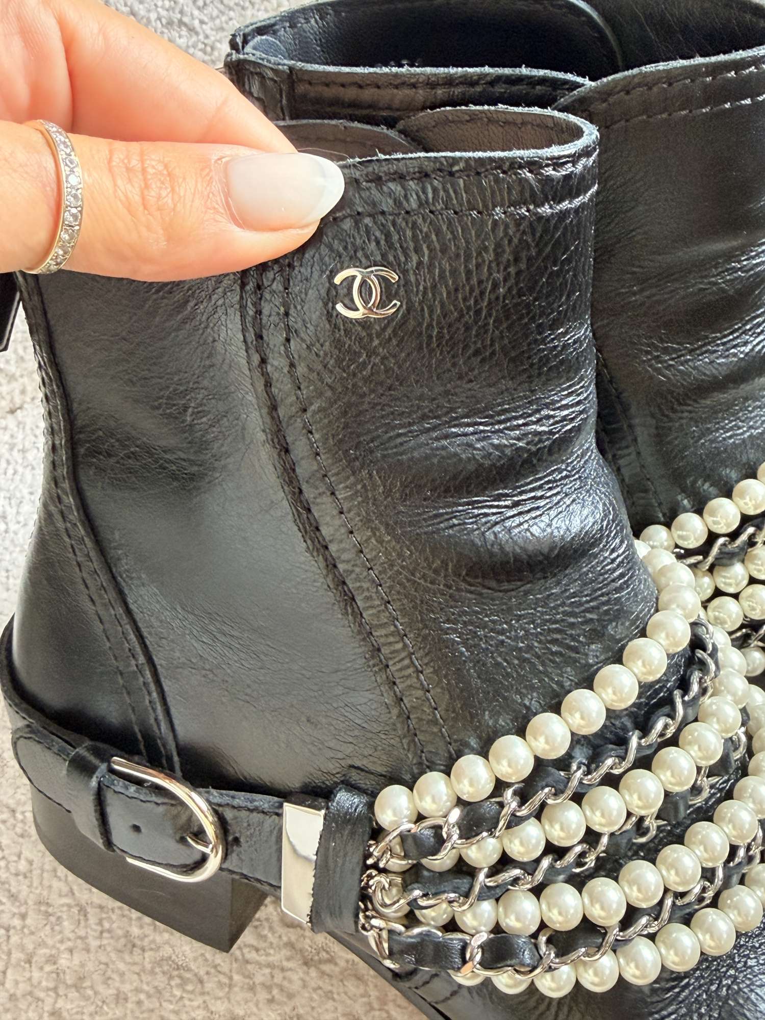 Chanel ankle boots