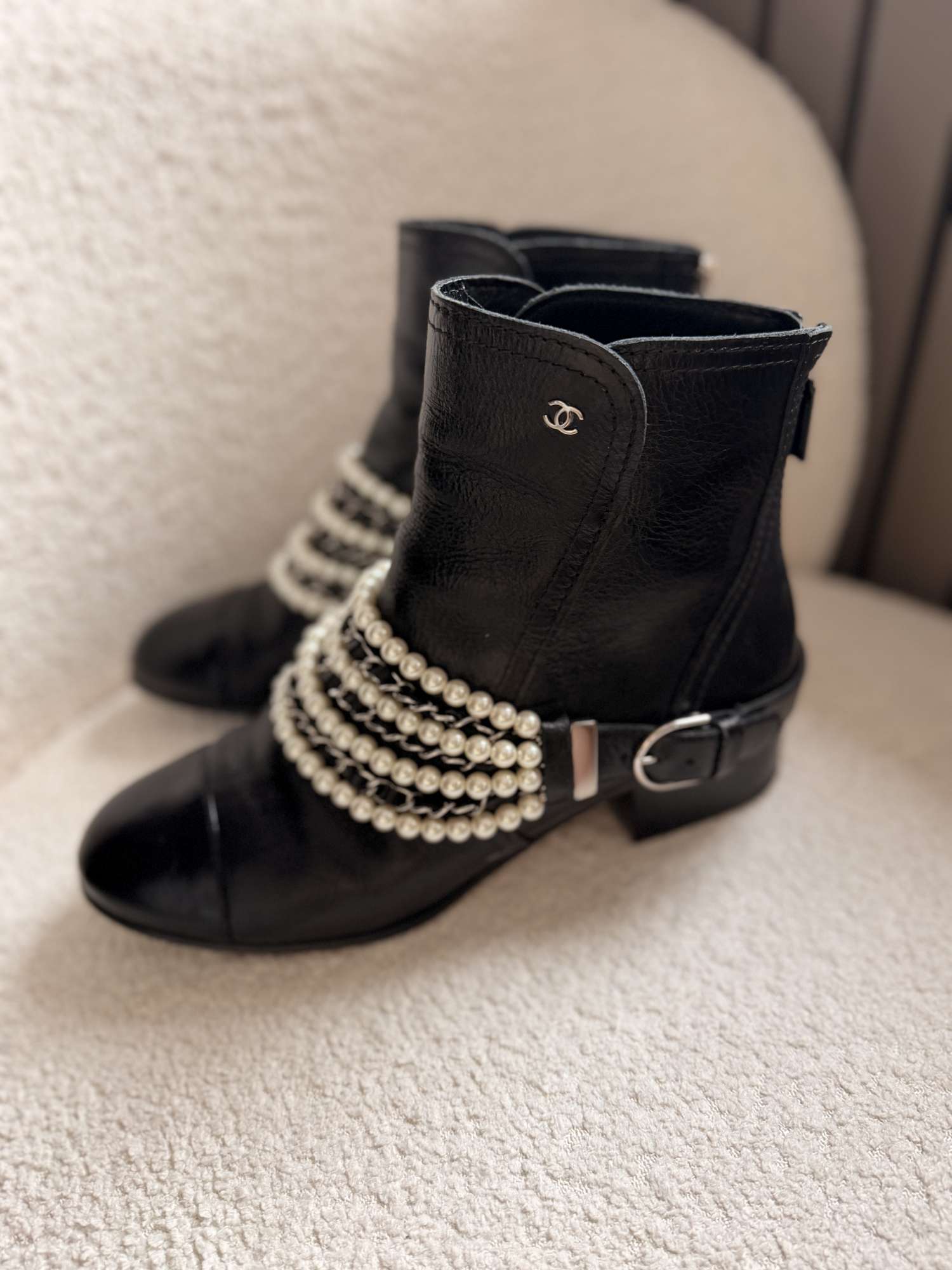 Chanel ankle boots