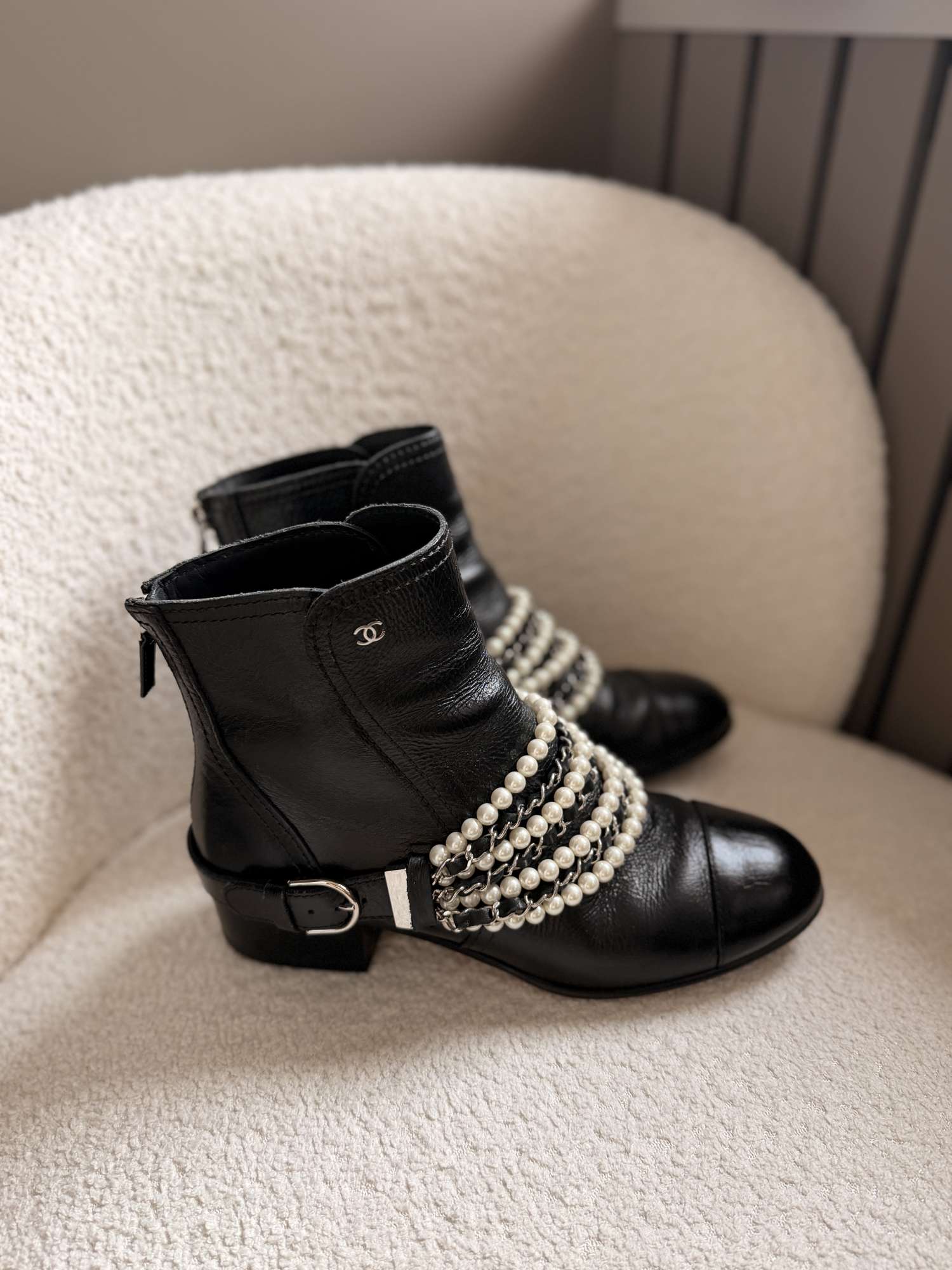 Chanel ankle boots