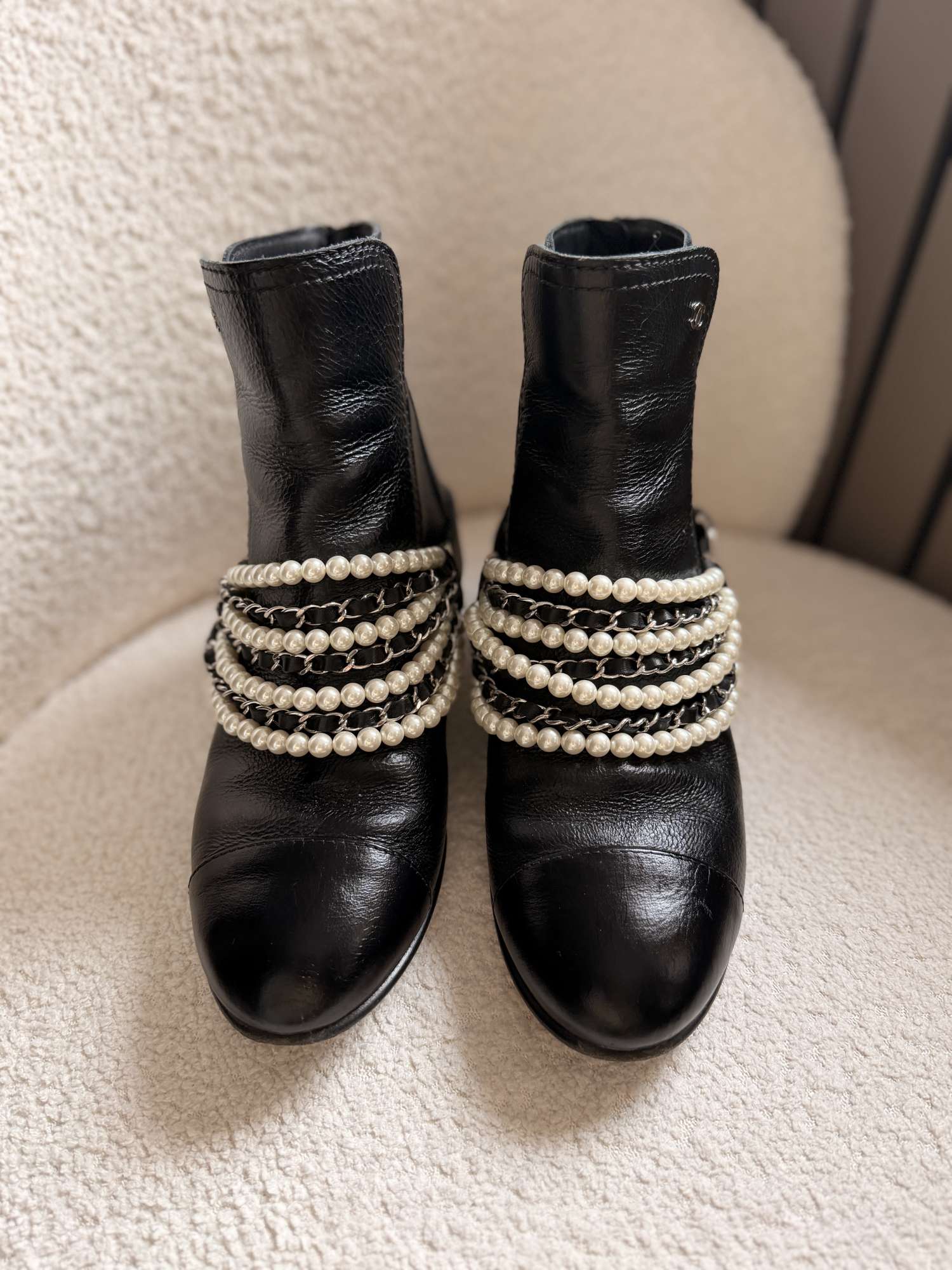 Chanel ankle boots