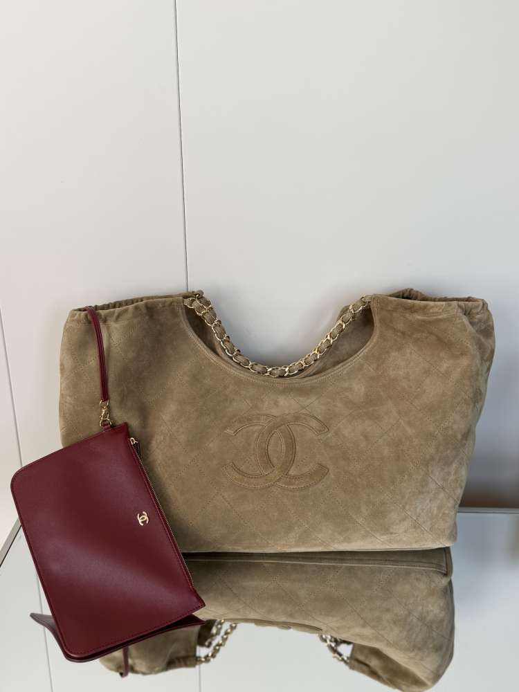 Chanel Suede tote bag