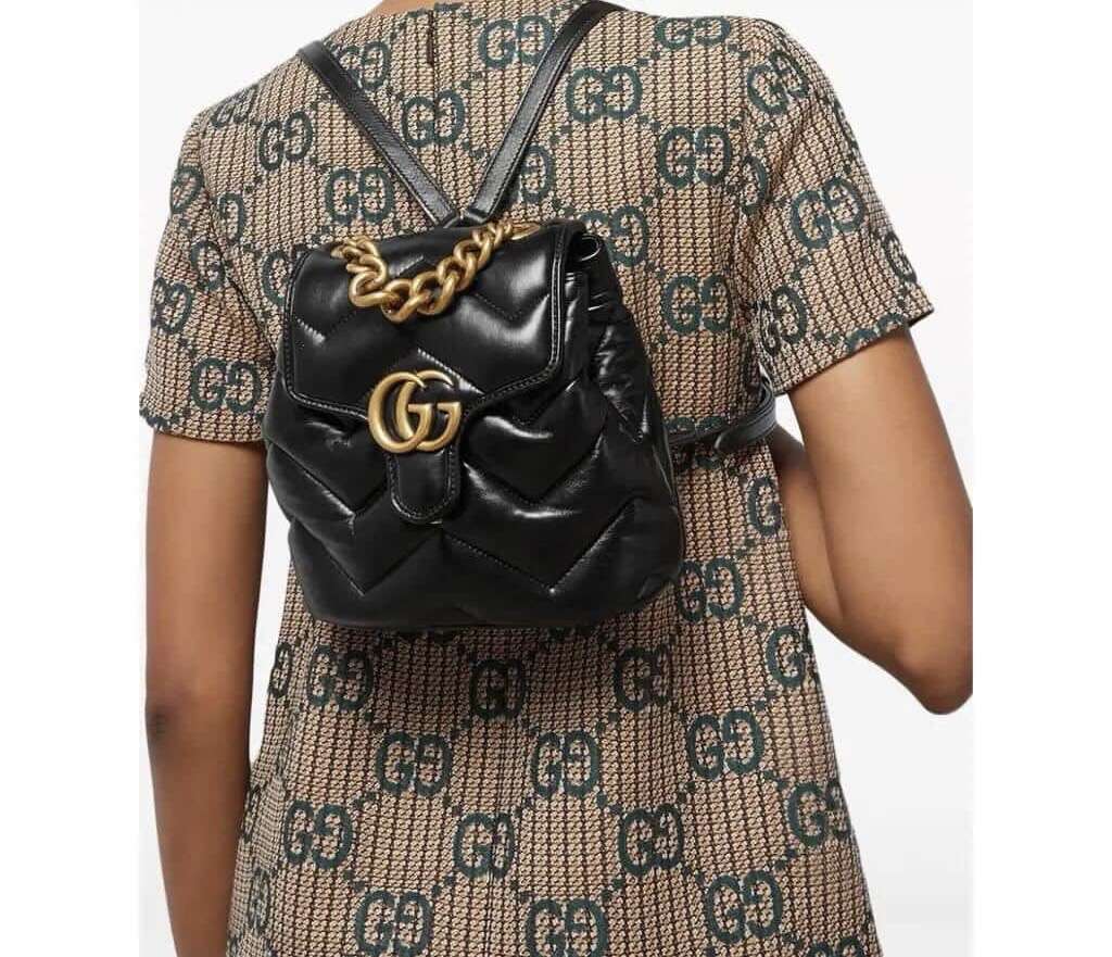 Gucci marmont kožený ruksak