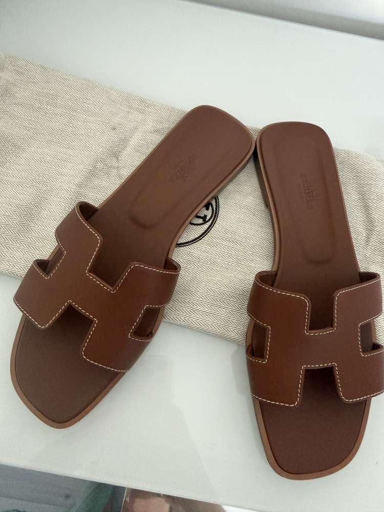 Hermès Oran — Gold (Box Calf) 🤎