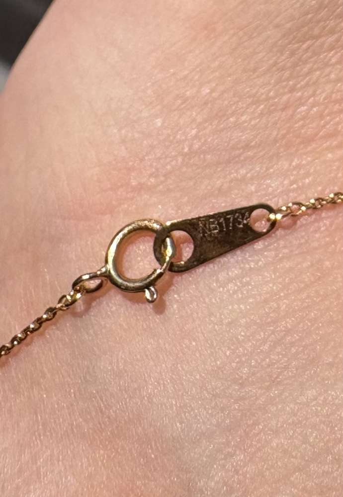 Diamantový náramok s hviezdičkami , 18ct zlato