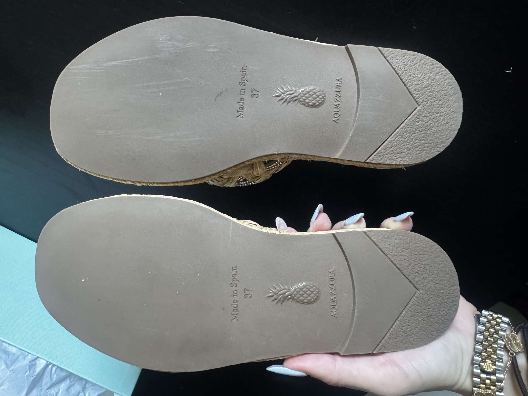 Aquazzura flip flops