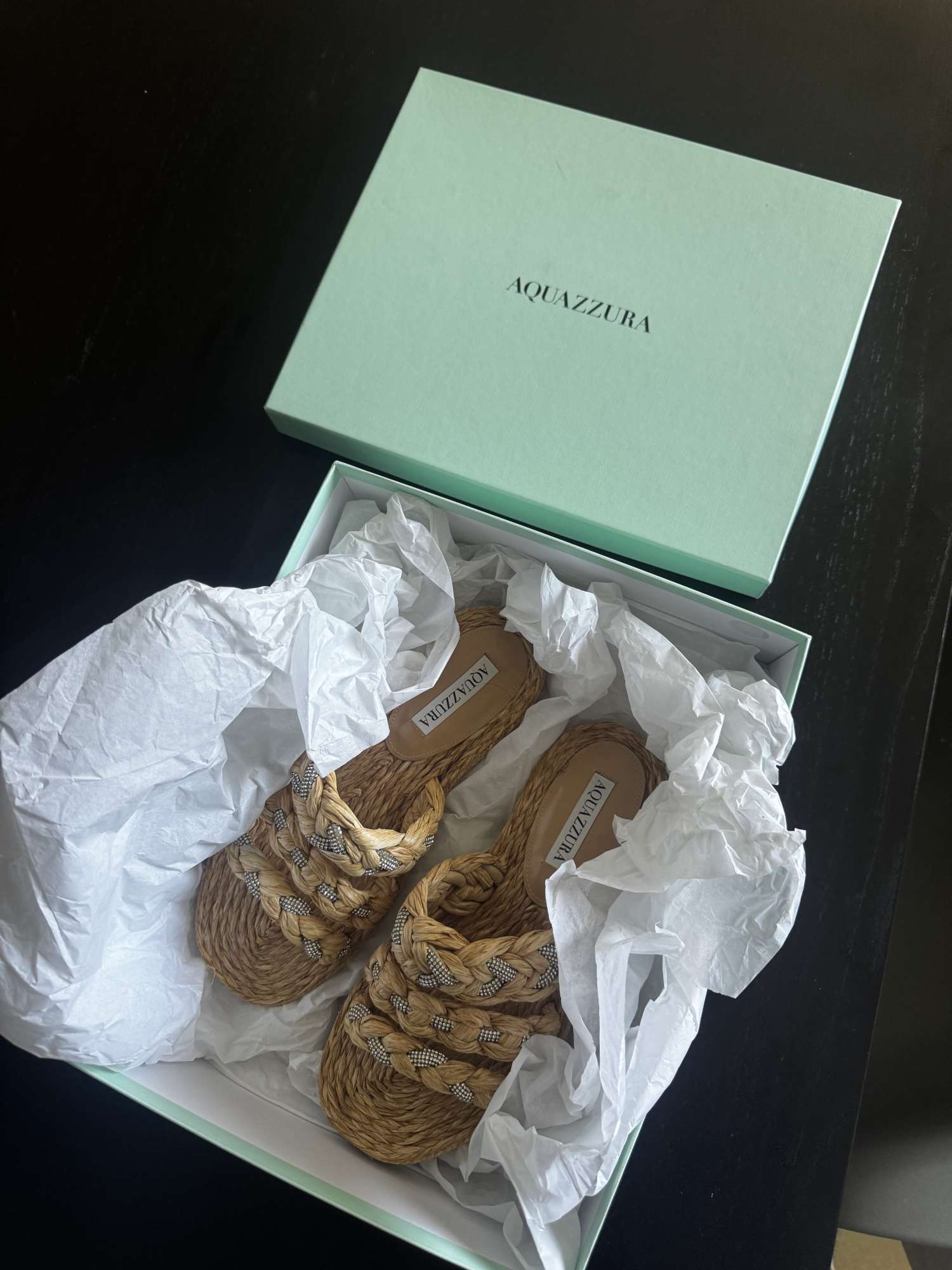 Aquazzura flip flops