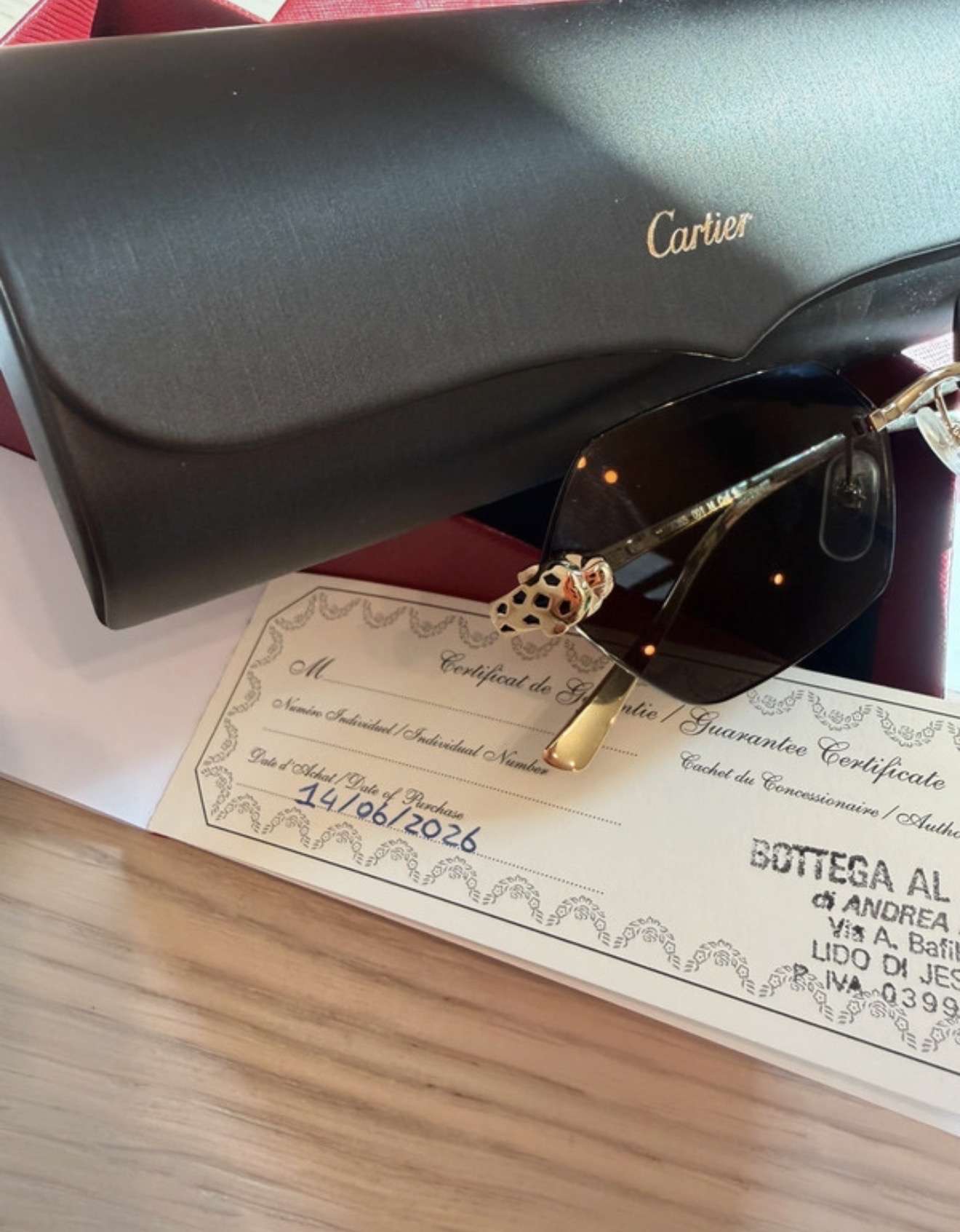 Cartier okuliare