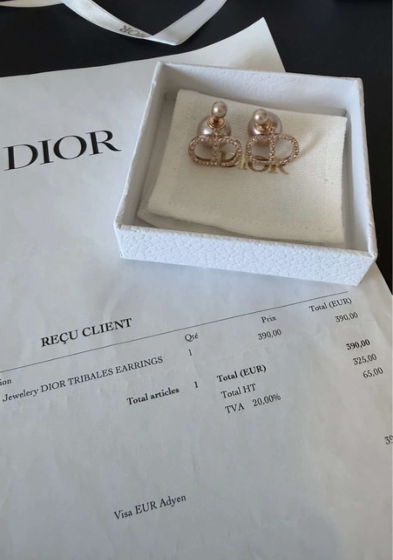 Dior náušnice