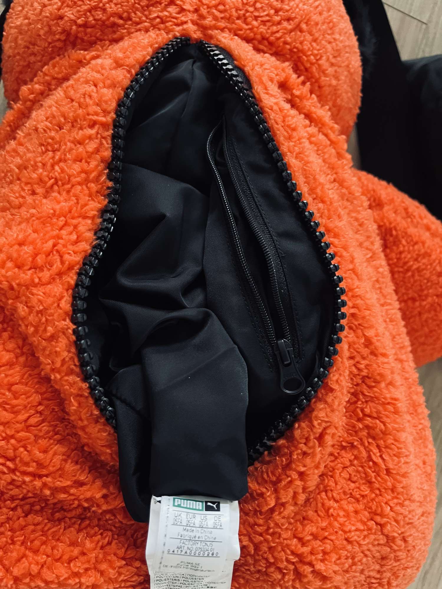 ORANGE Backpack Puma Fenty Mascot Bear