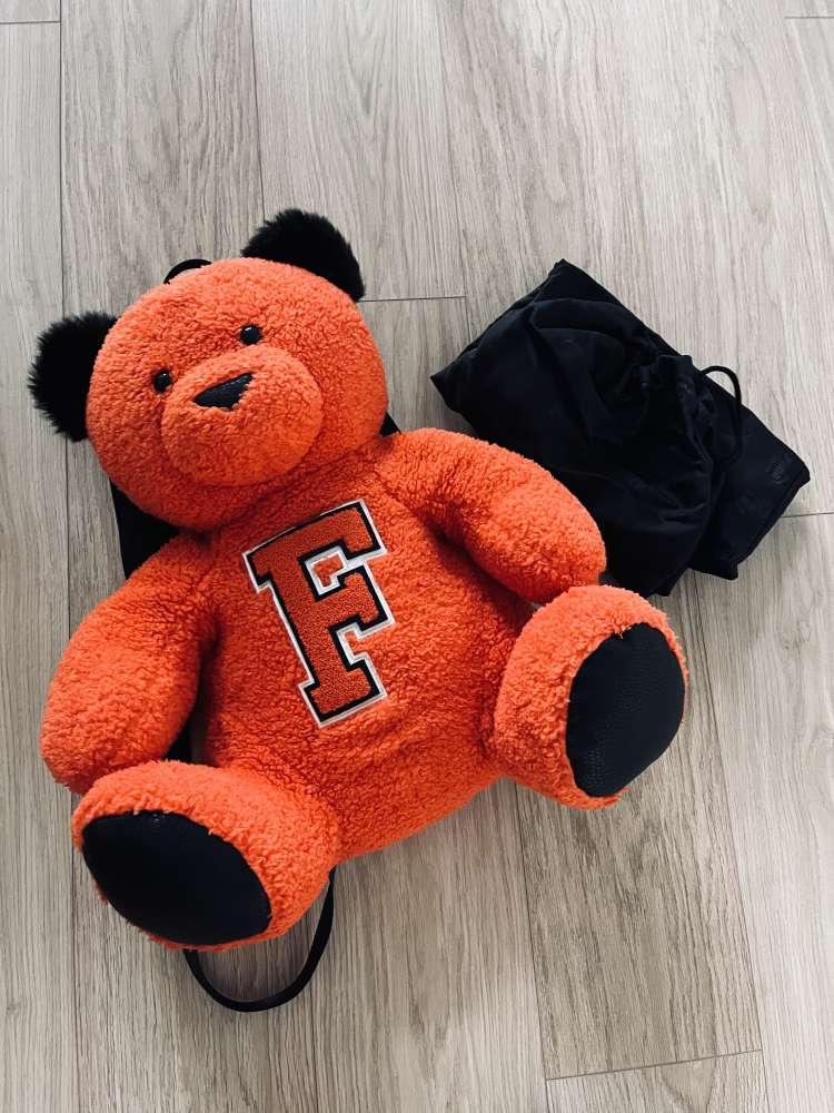 ORANGE Backpack Puma Fenty Mascot Bear