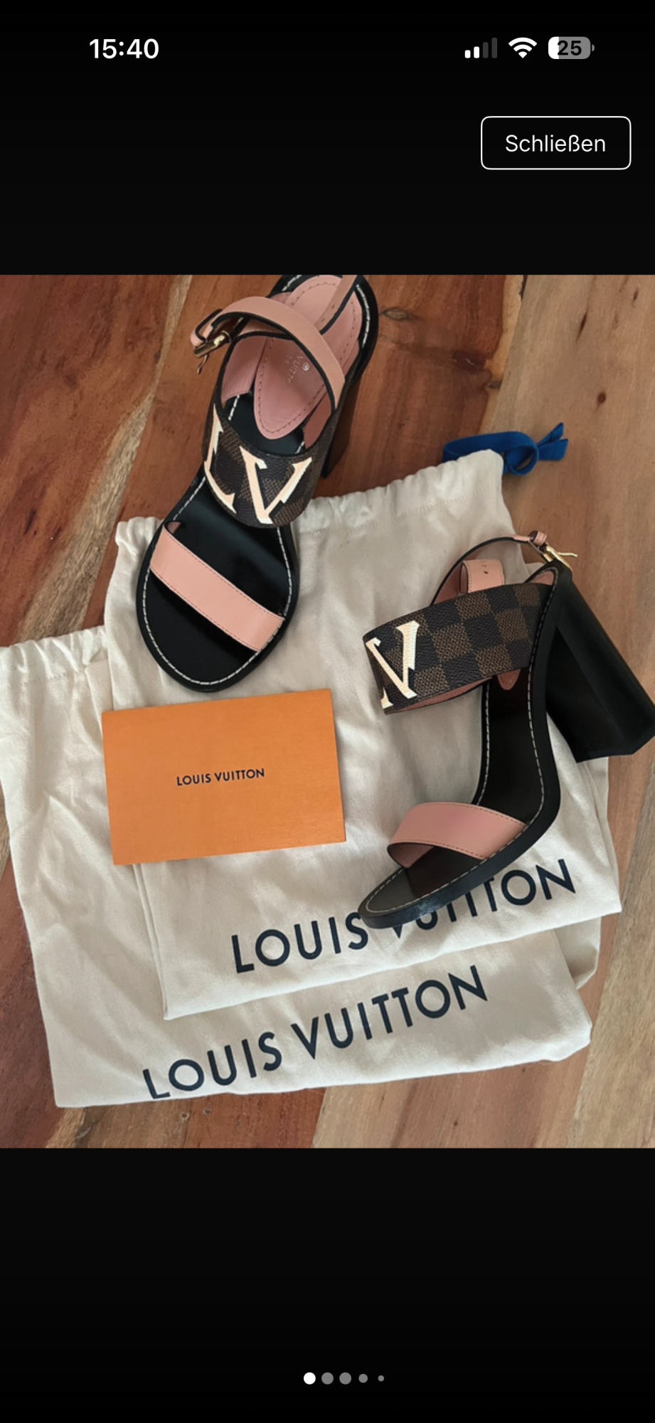 Louis Vuitton sandalky