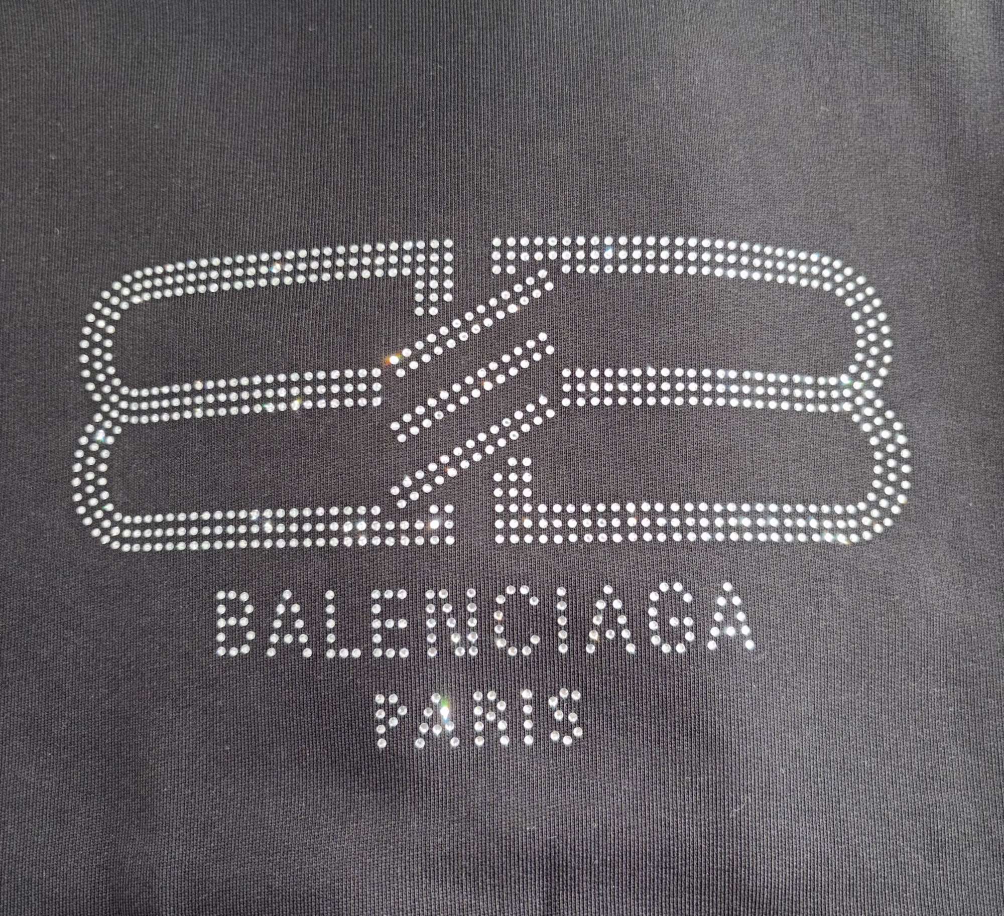 Balenciaga BB strass  oversize mikina , pc 1350€