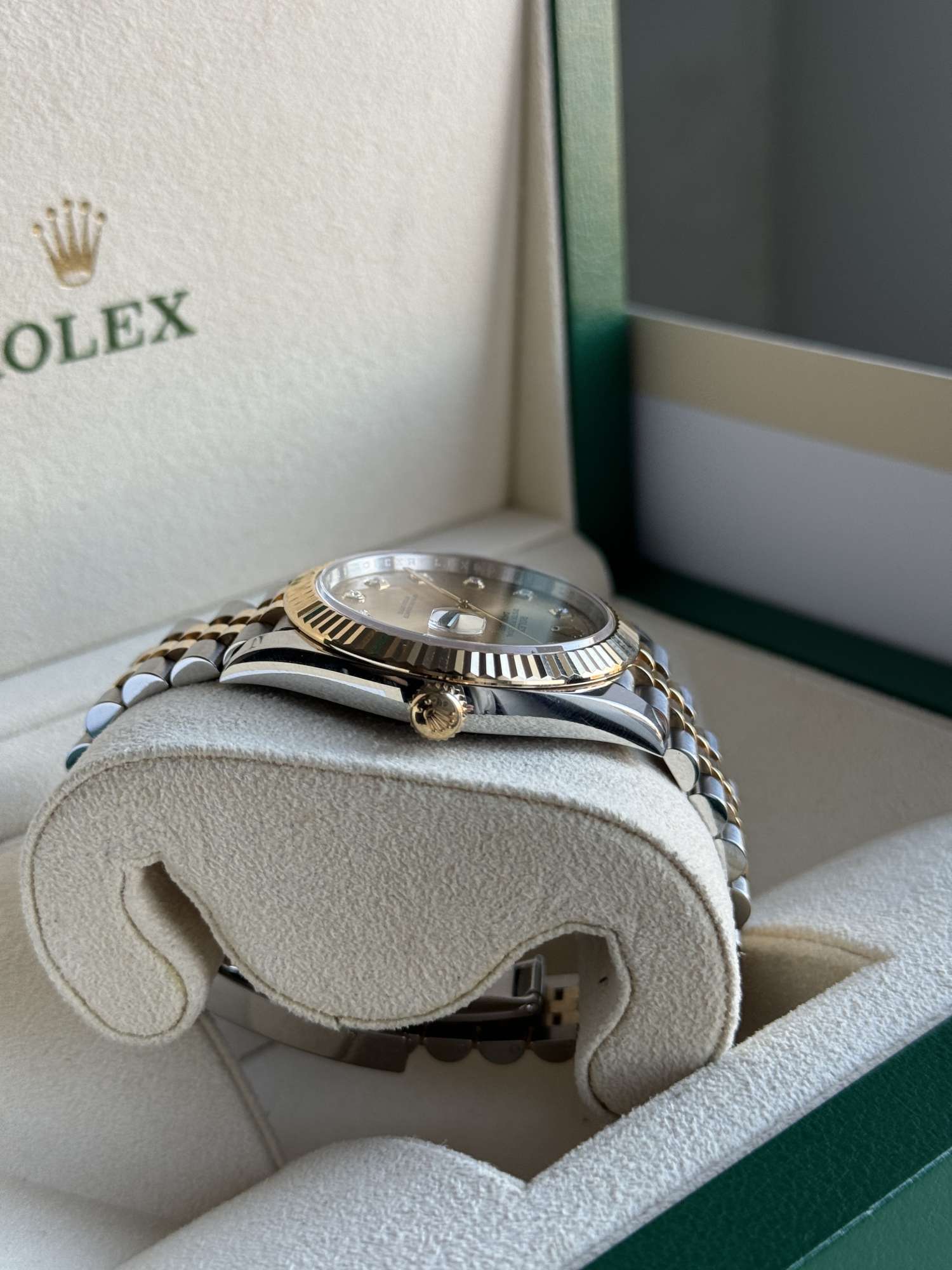 Hodinky Rolex DateJust 41 Diamond ciferník Full set Zaruka 2028