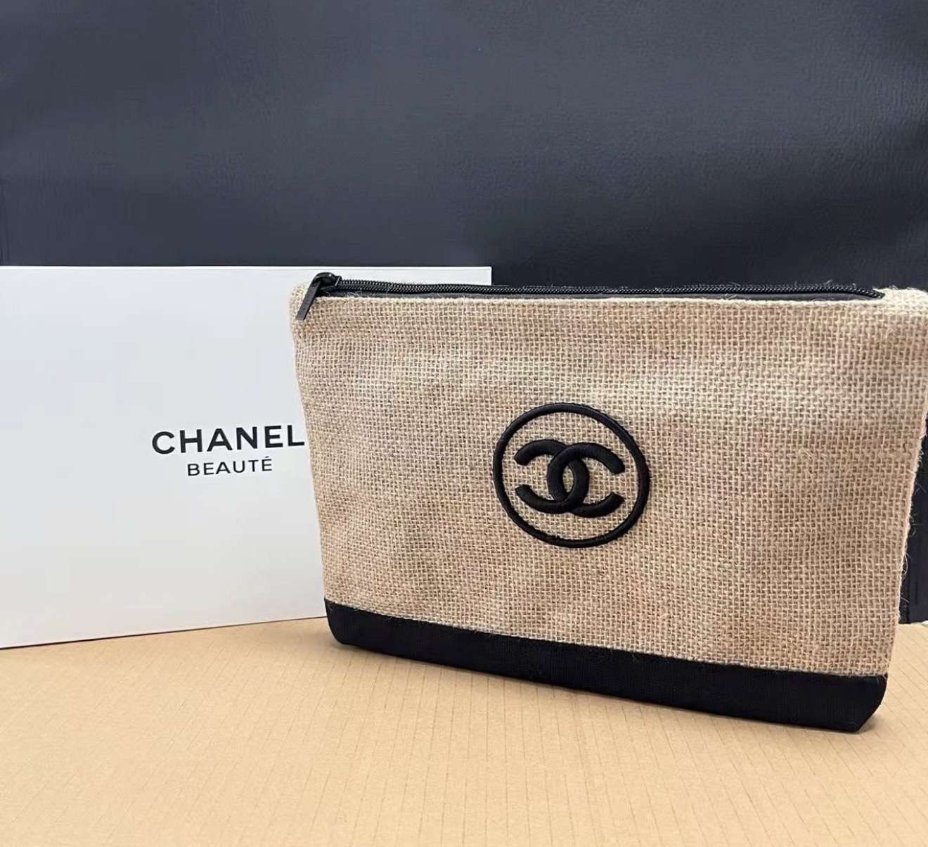 Chanel beauty clutch