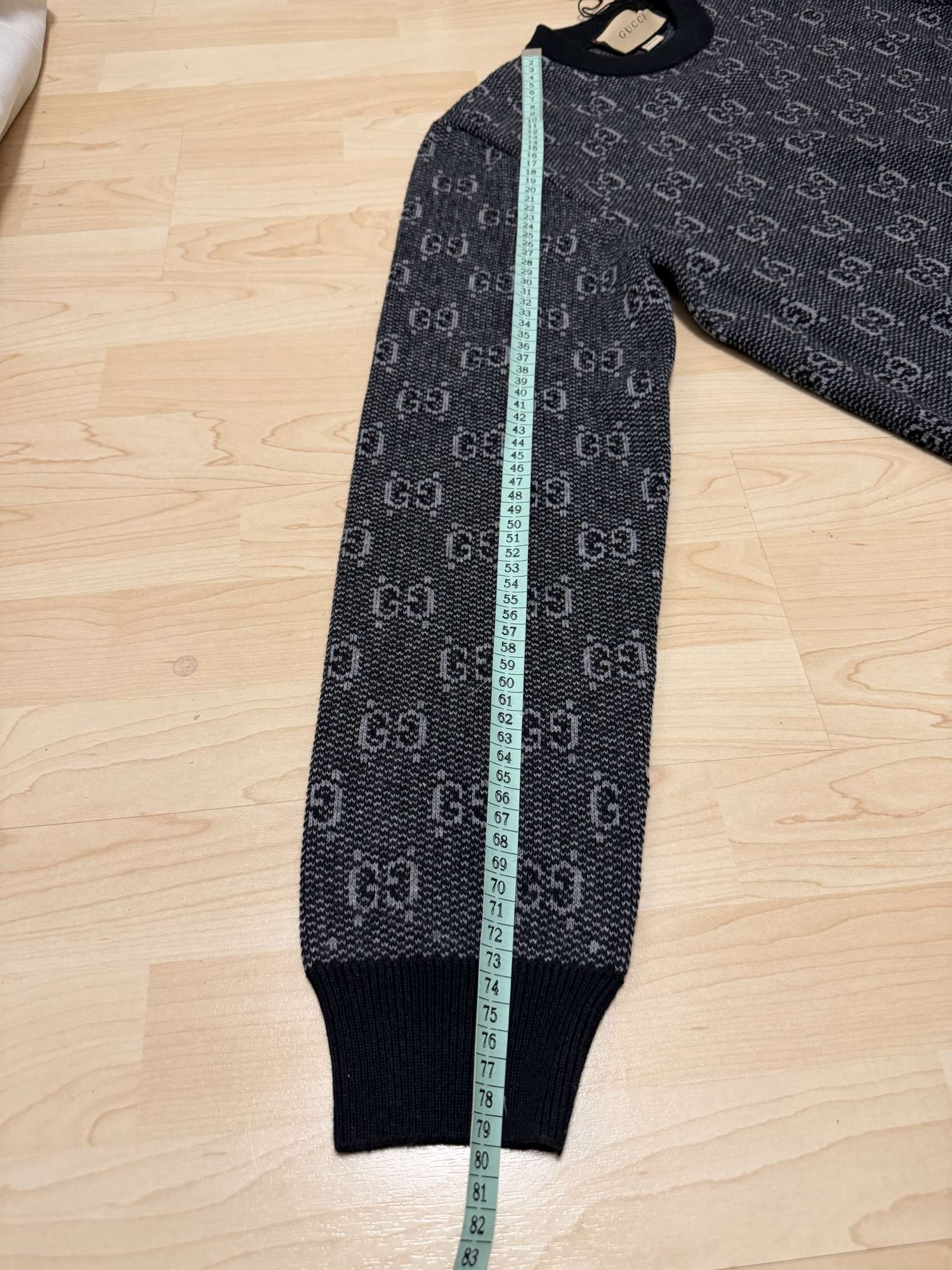 Gucci GG monogram sveter z vlny