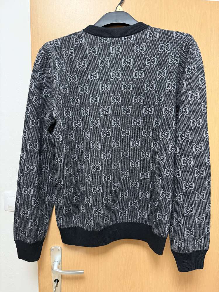 Gucci GG monogram sveter z vlny