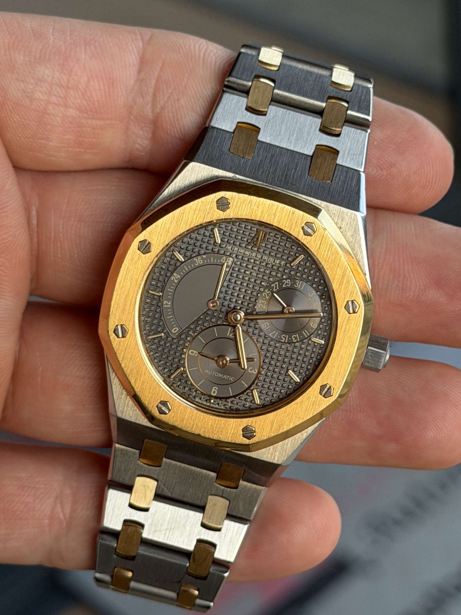 Audemars Piguet Royal Oak Dual Time 36mm Záruka 2028 Top stav Ref. 25730SA