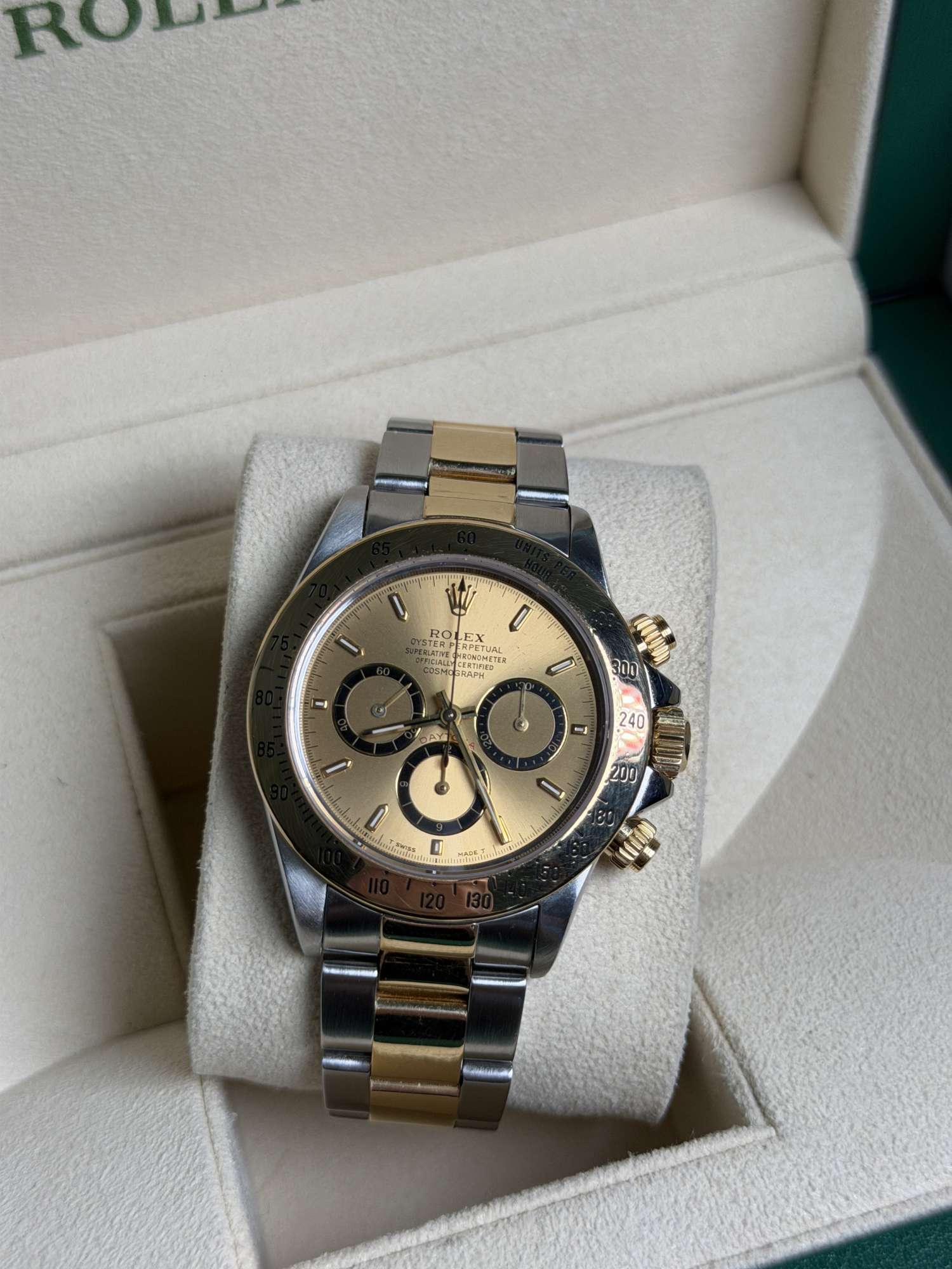Rolex Daytona Zenith Bicolor Gold/Steel Záruka Po servise Ref.16523