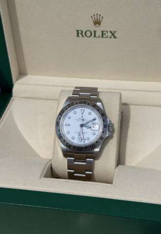 https://www.vipluxury.sk/Hodinky Rolex Explorer II 40mm, Certifikát WR, Ref. 16570