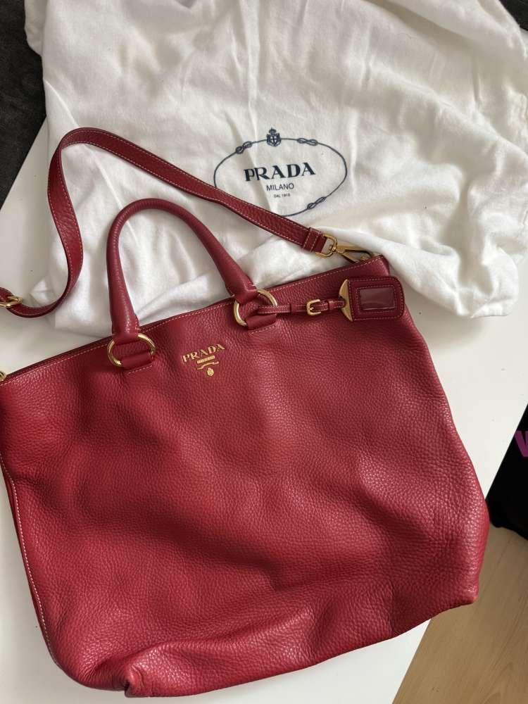 Prada shopper vitello daino kabelka