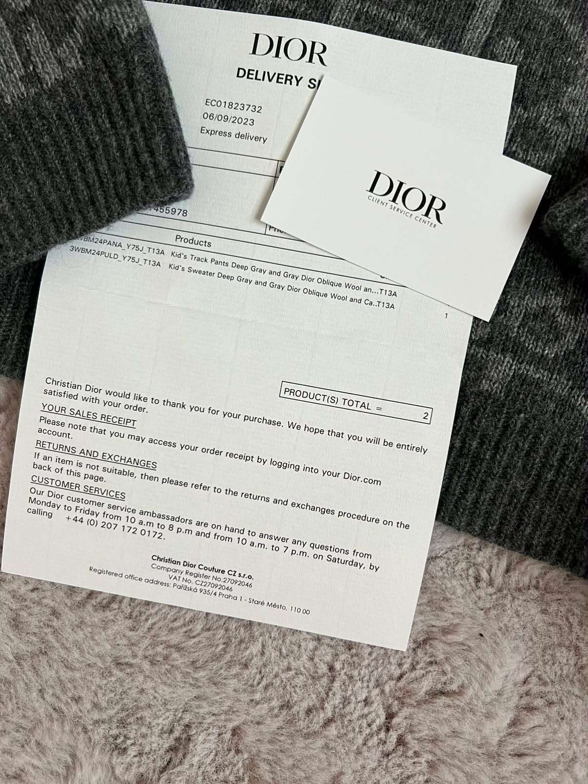 Christian Dior set