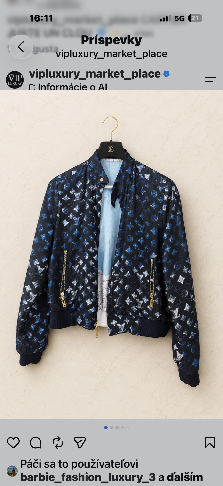 Louis Vuitton bunda