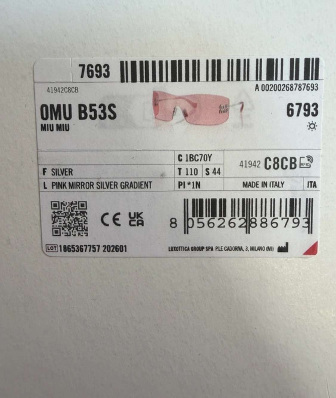 Brýle Miu Miu
