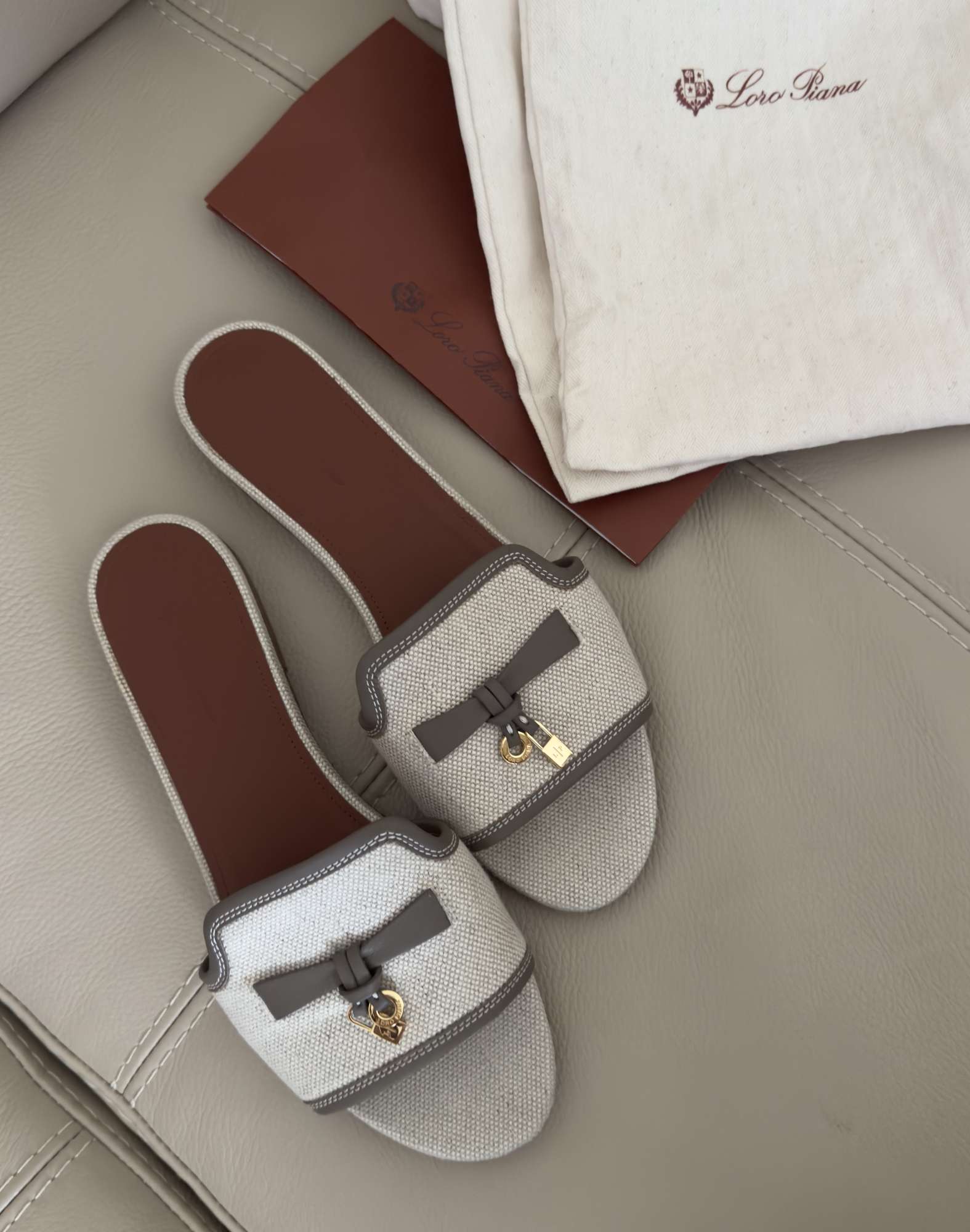 Loro Piana Summer Mule - šľapky