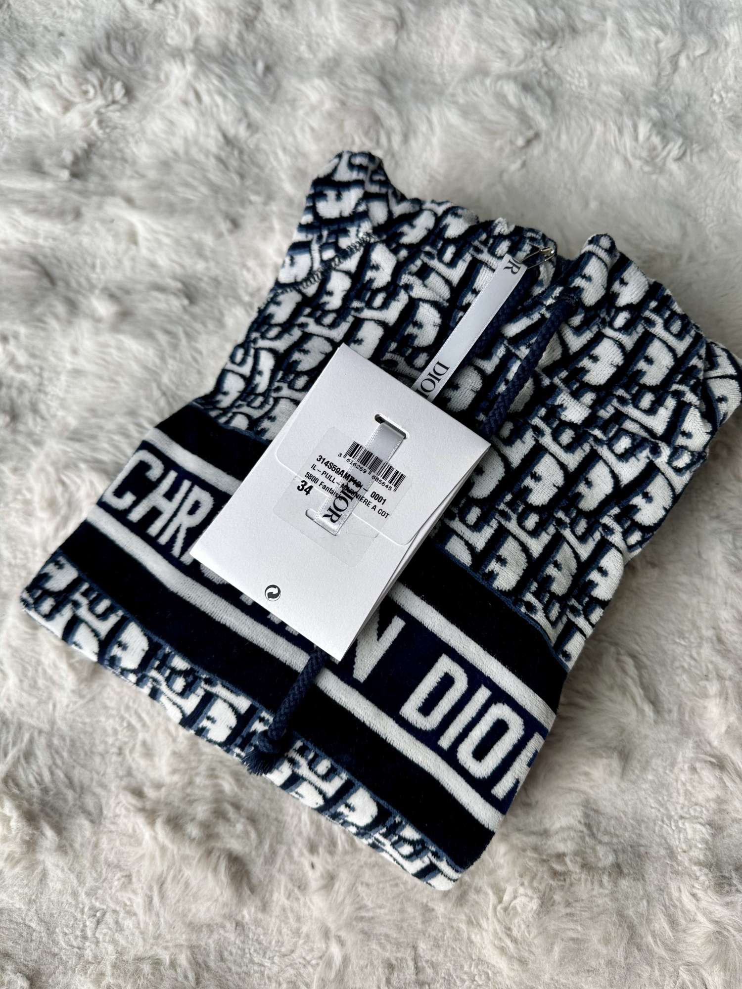 Dior Oblique hooded short dress