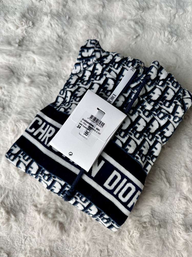 Dior Oblique hooded short dress