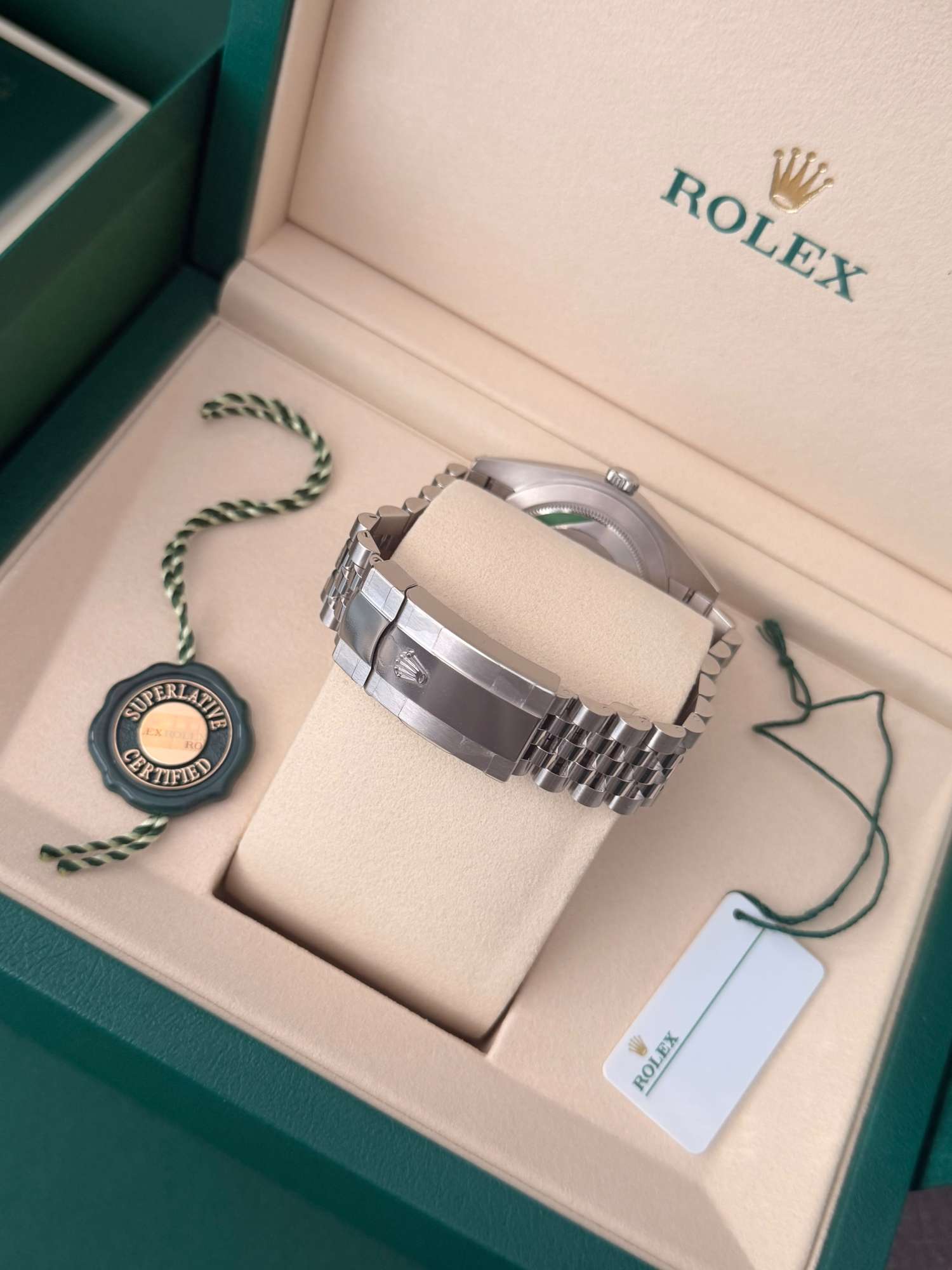 Rolex Oyster Perpetual Datejust Ombre Green Jubilee 41