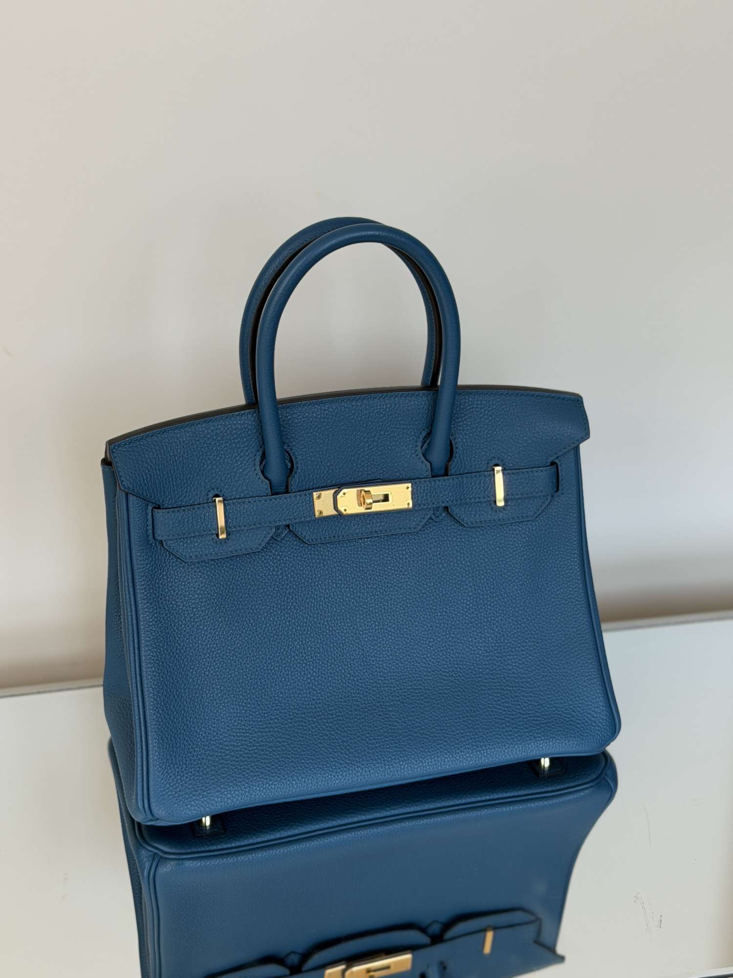 Hermès Birkin 30 Thalassa Togo GHW
