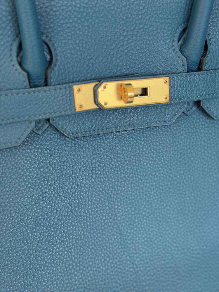 Hermès Birkin 30 Thalassa Togo GHW