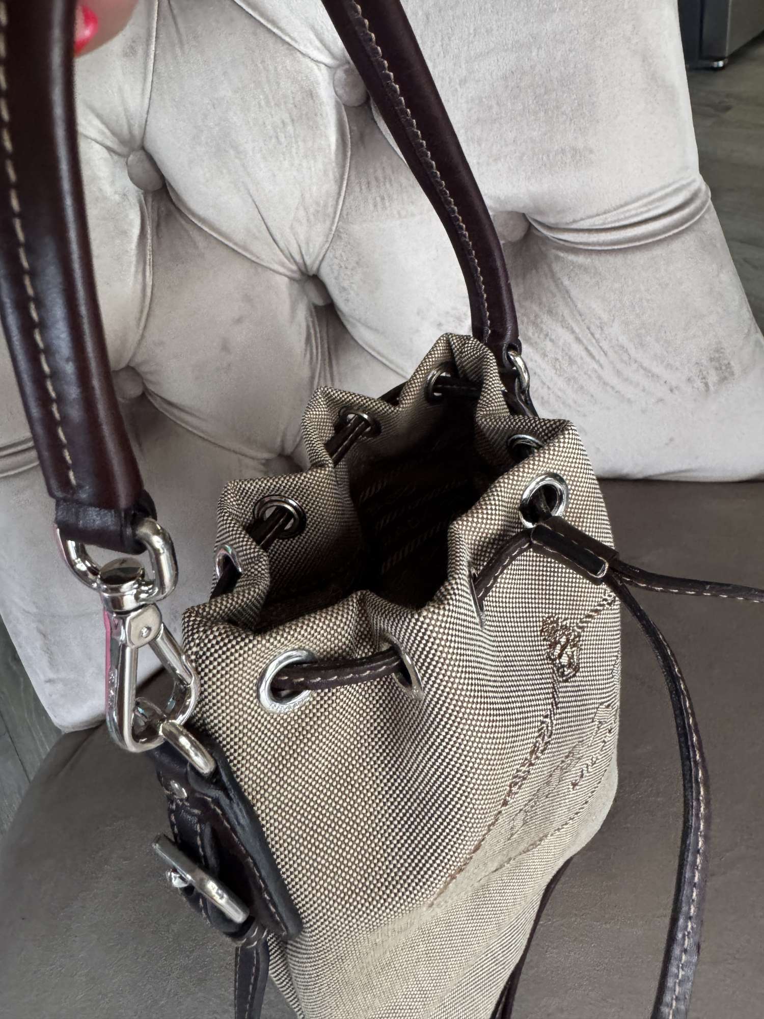 Prada bucket mini