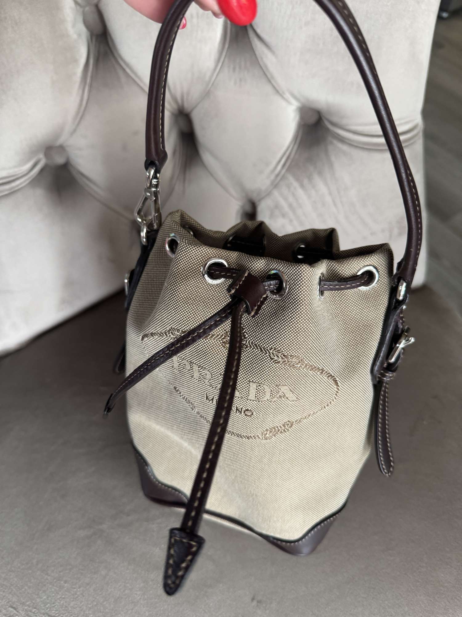 Prada bucket mini
