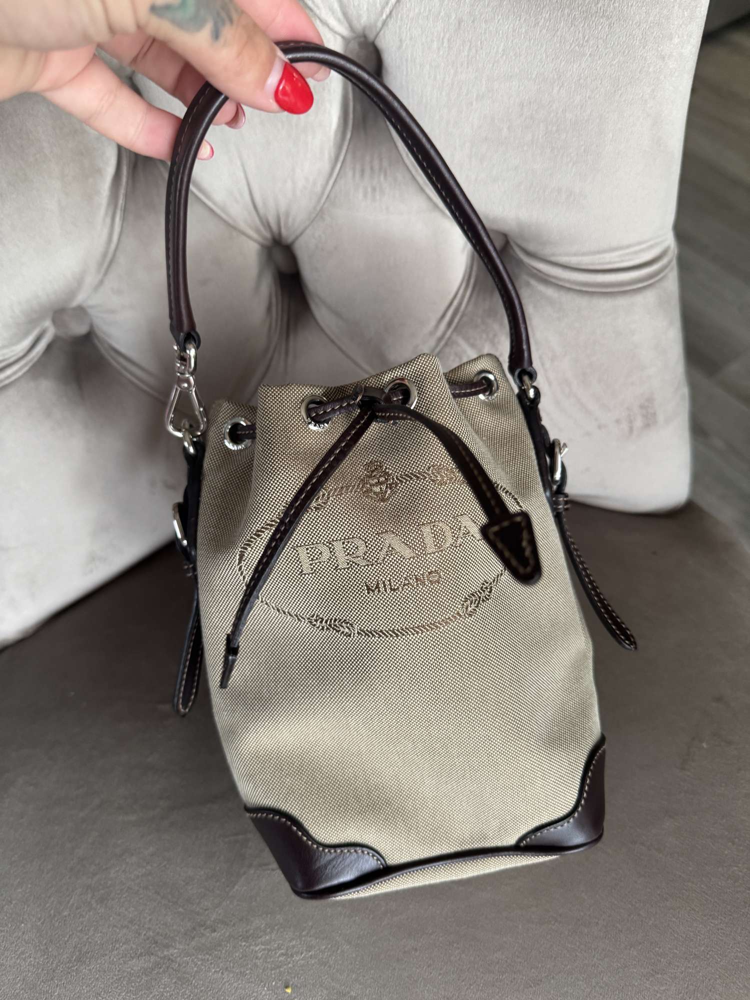 Prada bucket mini