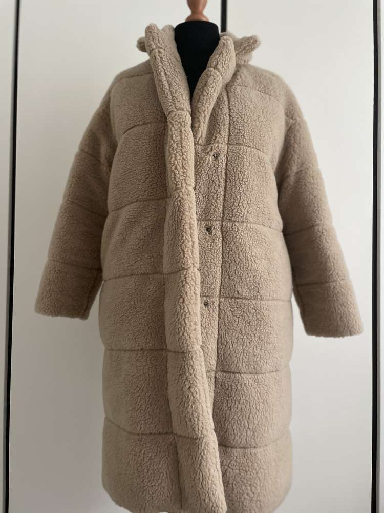 Moncler teddy coat