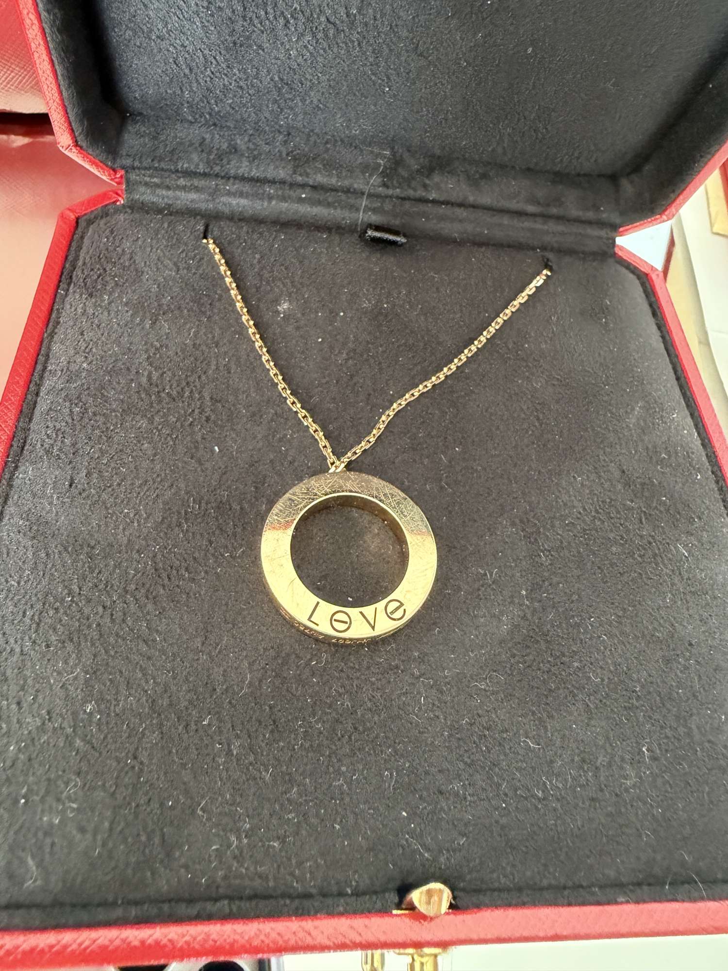 Cartie love pendant náhrdnelnik