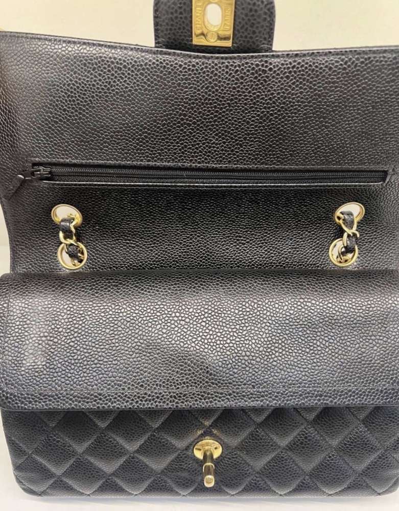 Chanel Double Flap Caviar