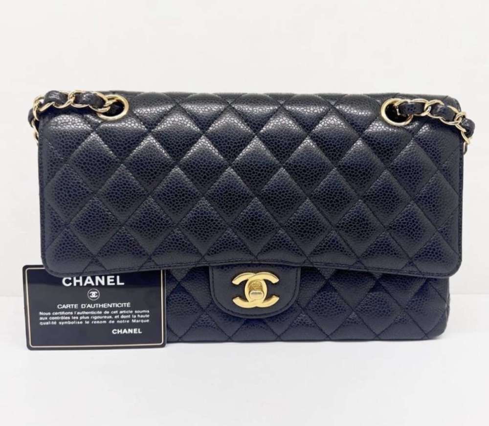 Chanel Double Flap Caviar
