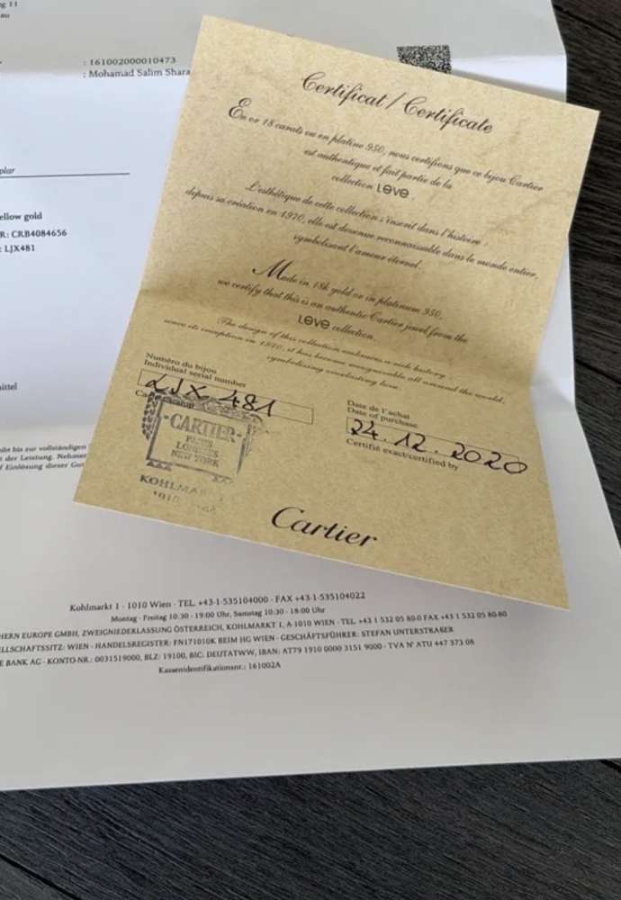 Cartier love prsteň