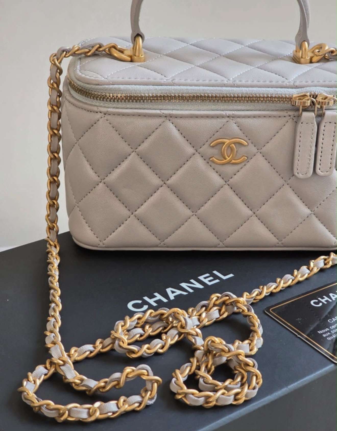 Chanel vanity bag