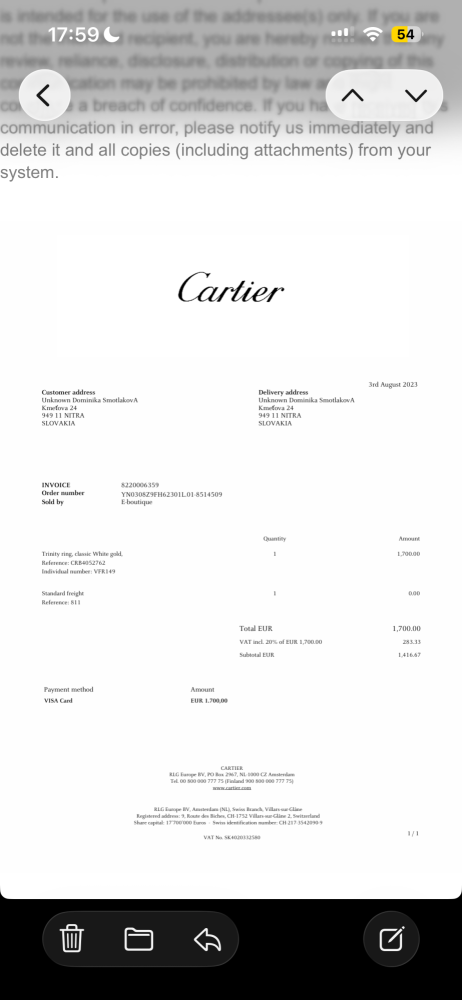 Cartier Trinity Normal