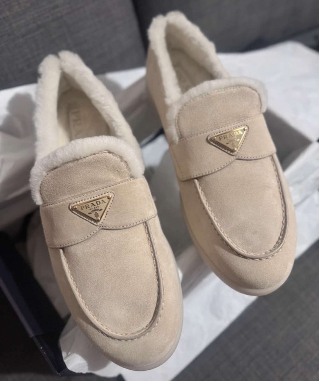Prada mokasinky