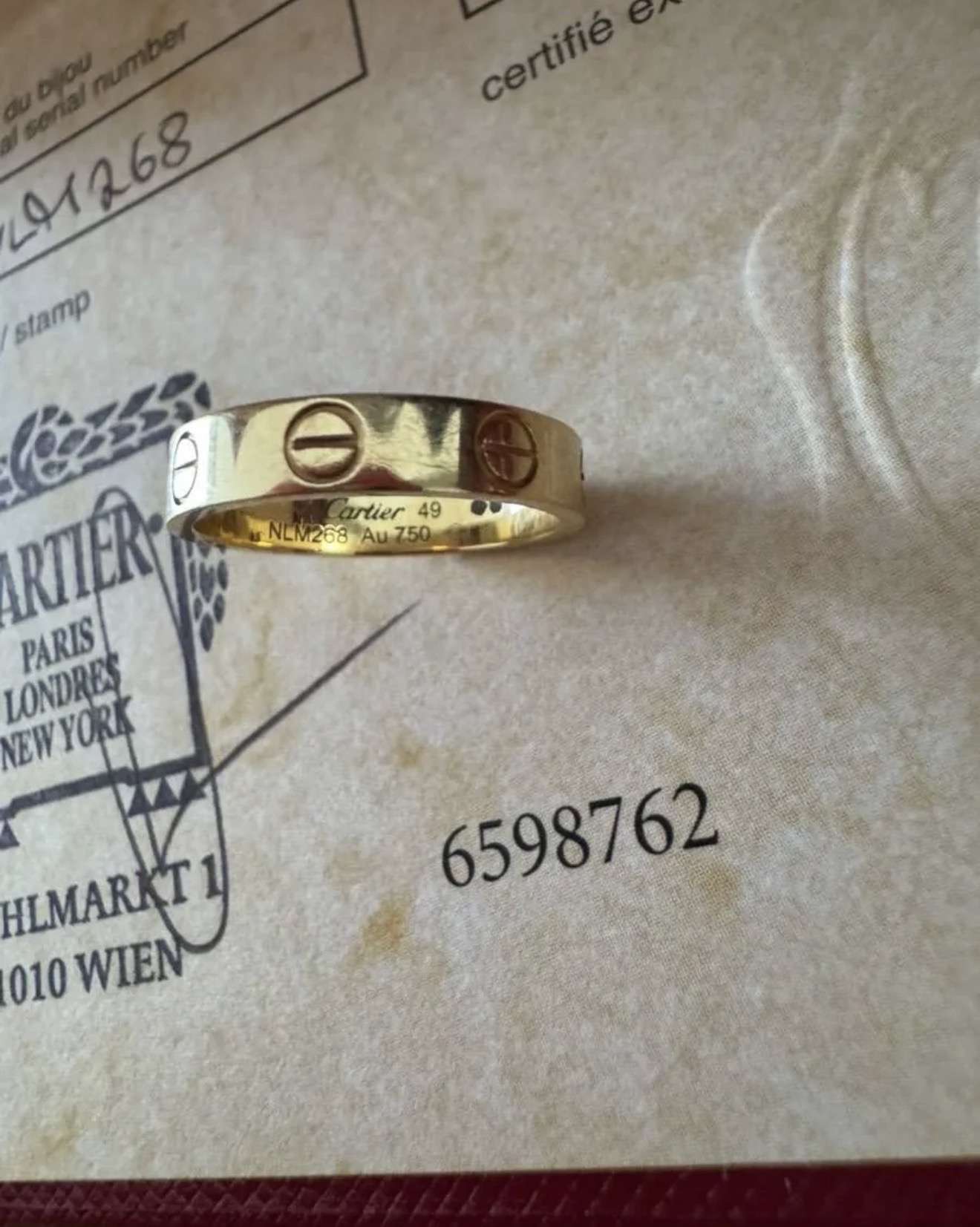Cartier Love prsteň