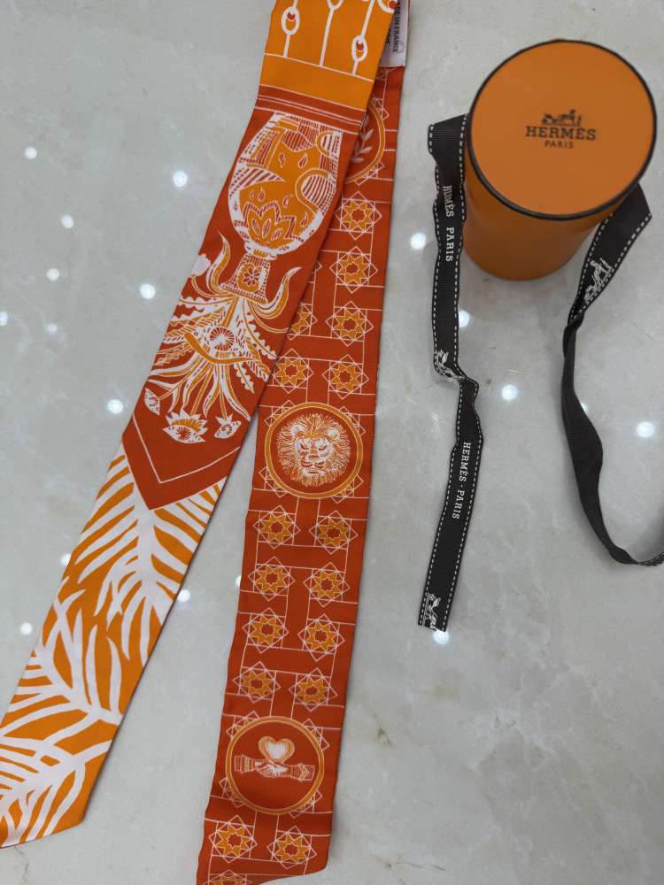 Hermes twilly oranzova