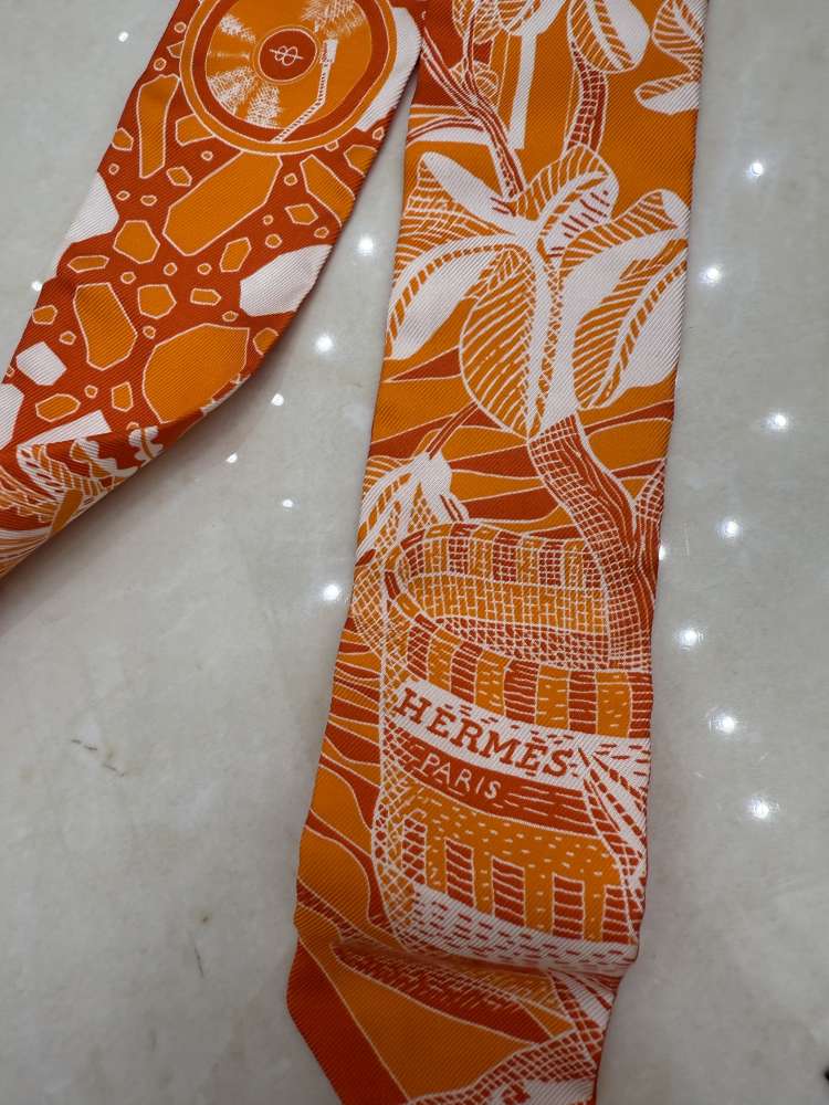 Hermes twilly oranzova