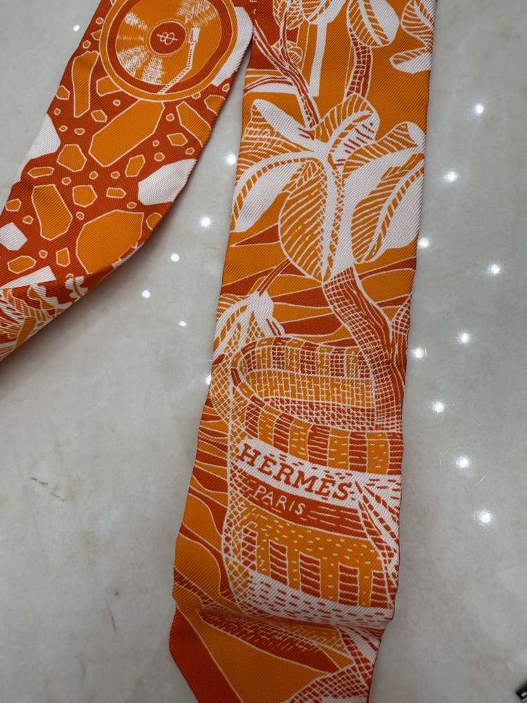 Hermes twilly oranzova