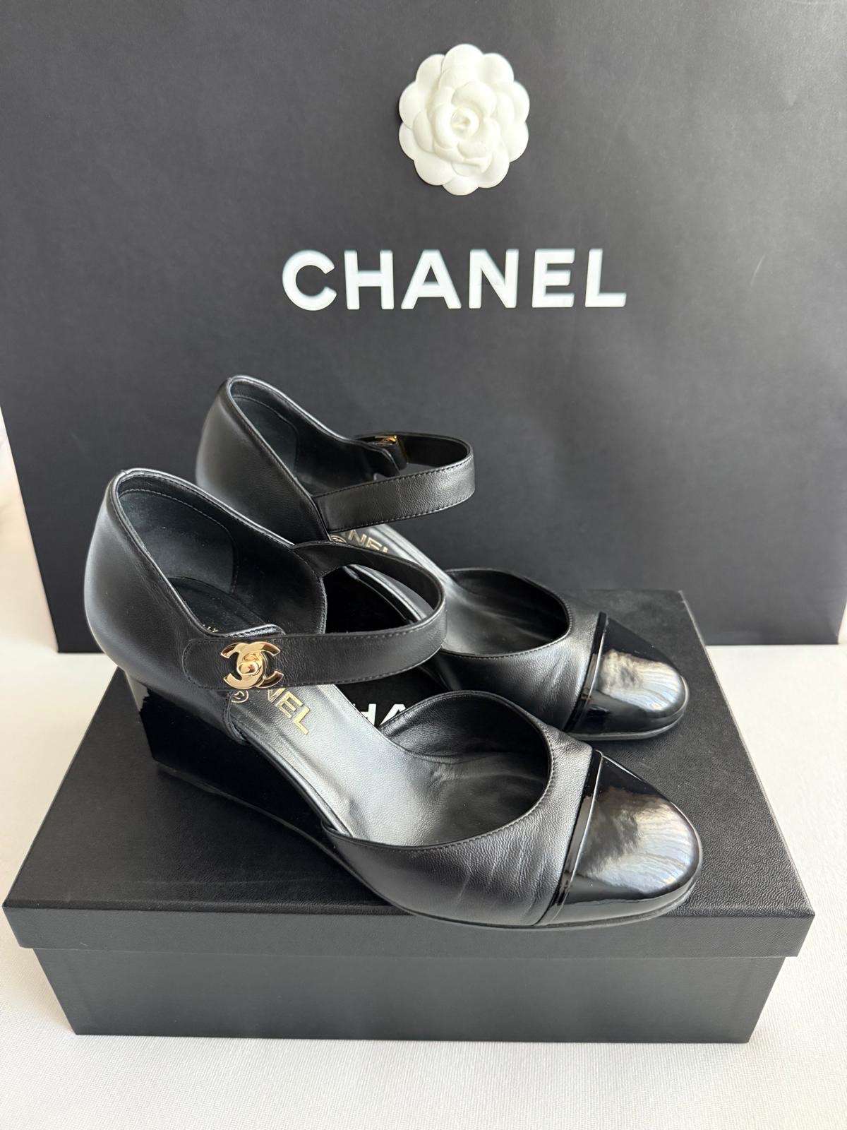 Chanel balerinky na opätku