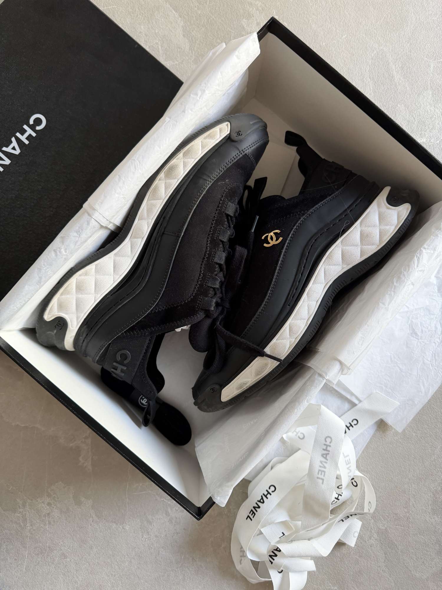 Chanel tenisky - velkosť 38.5